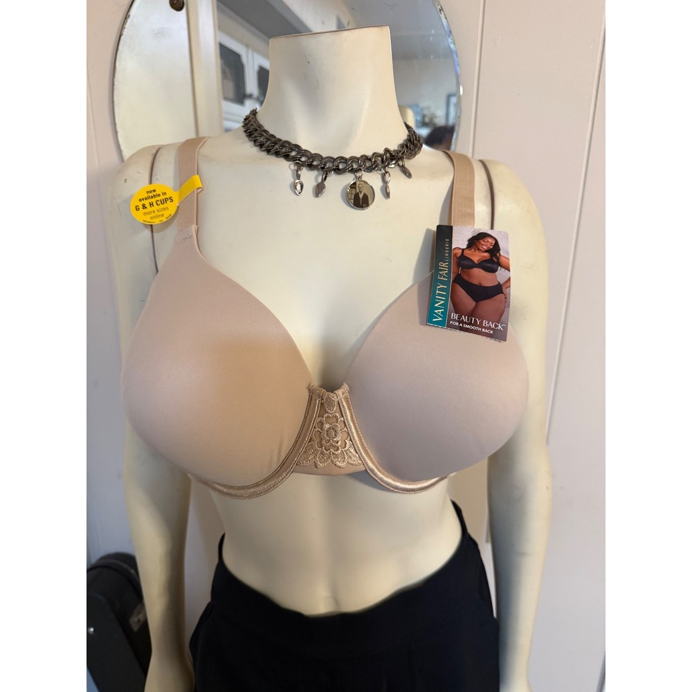 Vanity Fair Beauty Back Full Figure Underwire Bra 42C Nude 76380 New with tags